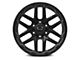 RTX Offroad Wheels Volcano Gloss Black Milled Edge 6-Lug Wheel; 18x9.5; -10mm Offset (16-23 Tacoma)