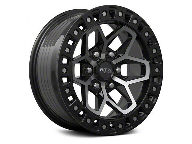 RTX Offroad Wheels Zion Gloss Black Machined 6-Lug Wheel; 20x9; 0mm Offset (04-15 Titan)