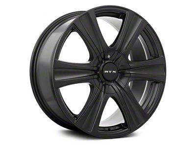 RTX Offroad Wheels Aspen Satin Black 6-Lug Wheel; 17x8; 10mm Offset (10-24 4Runner)