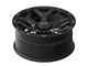 RTX Offroad Wheels Goliath Satin Black with Milled Rivets 6-Lug Wheel; 17x9; 0mm Offset (21-24 Bronco, Excluding Raptor)