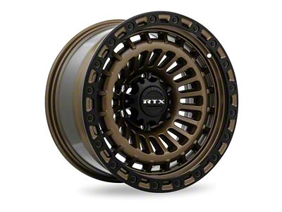 RTX Offroad Wheels Moab Bronze with Satin Black Lip 6-Lug Wheel; 17x9; 0mm Offset (05-15 Tacoma)