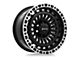 RTX Offroad Wheels Moab Gloss Black Machined 6-Lug Wheel; 17x9; 0mm Offset (10-24 4Runner)
