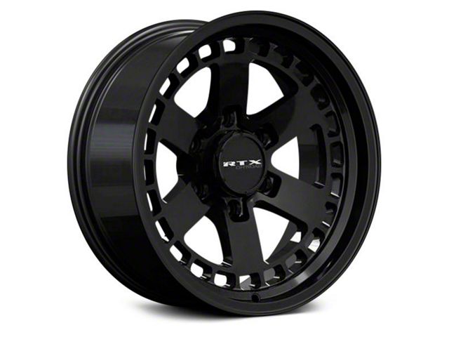 RTX Offroad Wheels Ozark Satin Black 6-Lug Wheel; 17x9; 0mm Offset (16-23 Tacoma)