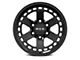 RTX Offroad Wheels Ozark Satin Black 6-Lug Wheel; 17x9; 0mm Offset (21-24 Bronco, Excluding Raptor)