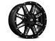 RTX Offroad Wheels Ravine Black Milled 6-Lug Wheel; 17x8; 10mm Offset (21-24 Bronco, Excluding Raptor)
