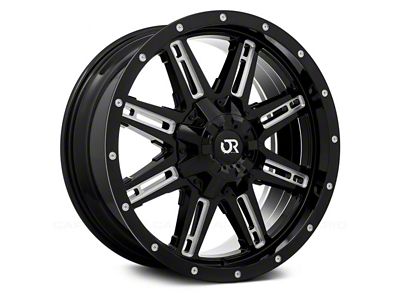 RTX Offroad Wheels Ravine Black Milled 6-Lug Wheel; 17x8; 10mm Offset (05-15 Tacoma)