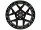4Play 4P55 Gloss Black with Brushed Face 6-Lug Wheel; 24x12; -44mm Offset (05-15 Tacoma)