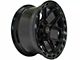 4Play 4P55 Gloss Black with Brushed Face 6-Lug Wheel; 24x12; -44mm Offset (16-23 Tacoma)