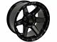 4Play 4P63 Gloss Black with Brushed Face 6-Lug Wheel; 24x12; -44mm Offset (22-24 Tundra)