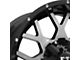 Full Throttle Off Road FT0151 Gloss Black Machined 6-Lug Wheel; 18x9; -12mm Offset (22-24 Tundra)