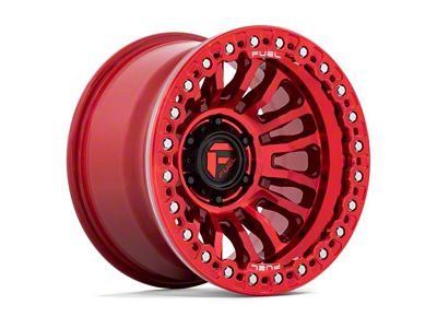 Fuel Wheels Rincon Beadlock Candy Red 6-Lug Wheel; 20x10; -48mm Offset (22-24 Tundra)