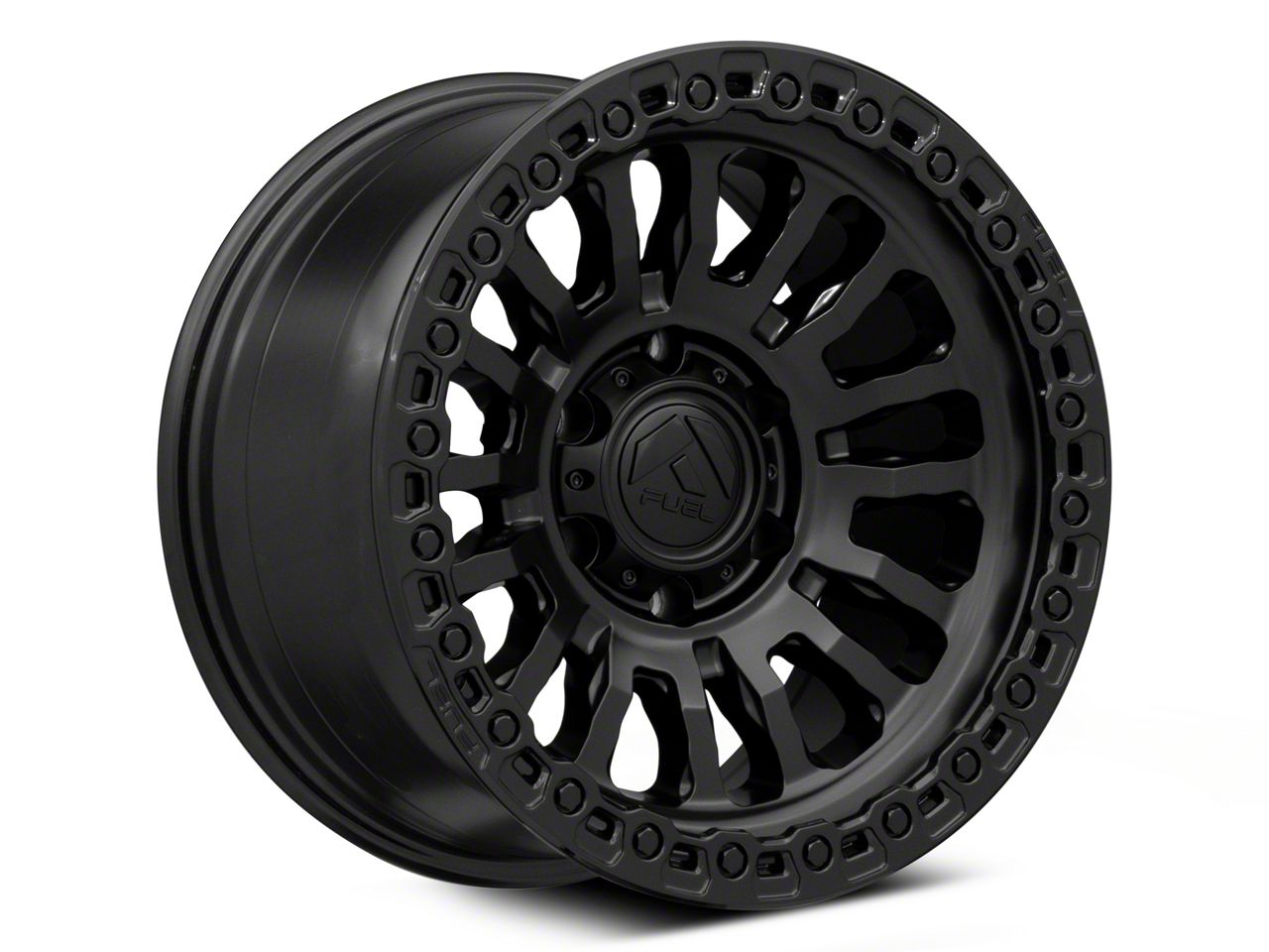 Fuel Wheels Titan XD Rincon Matte Black with Gloss Black Lip 6-Lug ...