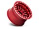Fuel Wheels Rincon Beadlock Candy Red 6-Lug Wheel; 17x9; -38mm Offset (05-15 Tacoma)