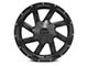 Full Throttle Off Road FT1 Satin Black 6-Lug Wheel; 17x9; 0mm Offset (16-23 Tacoma)