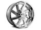 Full Throttle Off Road FT1 Chrome 6-Lug Wheel; 20x10; -24mm Offset (22-24 Bronco Raptor)
