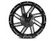 Full Throttle Off Road FT1 Gloss Black Machined 6-Lug Wheel; 18x9; 0mm Offset (03-09 4Runner)