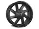 Full Throttle Off Road FT1 Satin Black 6-Lug Wheel; 22x12; -44mm Offset (03-09 4Runner)