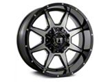 Full Throttle Off Road FT2 Gloss Black Machined 6-Lug Wheel; 17x9; 0mm Offset (22-26 Frontier)