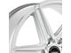 Vossen HF6-2 Silver Polished 6-Lug Wheel; 20x9.5; 15mm Offset (22-24 Tundra)