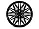 Vossen HF6-5 Gloss Black 6-Lug Wheel; 20x9.5; 15mm Offset (16-23 Tacoma)