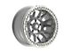 Fittipaldi Offroad FB151 Machined Silver 6-Lug Wheel; 17x9; -38mm Offset (03-09 4Runner)