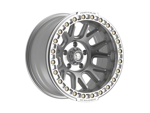 Fittipaldi Offroad FB151 Machined Silver 6-Lug Wheel; 17x9; -38mm Offset (10-24 4Runner)