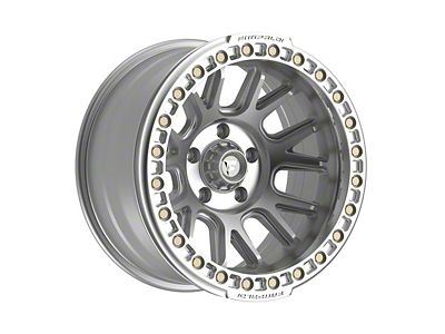 Fittipaldi Offroad FB151 Machined Silver 6-Lug Wheel; 17x9; -38mm Offset (21-24 Bronco, Excluding Raptor)