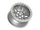 Fittipaldi Offroad FB151 Machined Silver 6-Lug Wheel; 17x9; -38mm Offset (21-24 Bronco, Excluding Raptor)