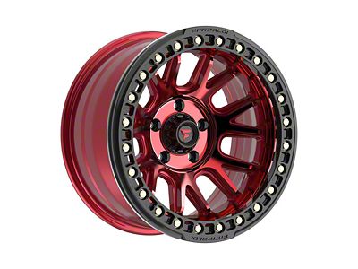 Fittipaldi Offroad FB151 Metallic Red with Red Tint 6-Lug Wheel; 17x9; -38mm Offset (21-24 Bronco, Excluding Raptor)