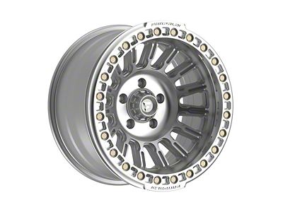 Fittipaldi Offroad FB152 Machined Silver 6-Lug Wheel; 17x9; -38mm Offset (2024 Tacoma)
