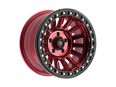 Fittipaldi Offroad FB152 Metallic Red with Red Tint 6-Lug Wheel; 17x9; -38mm Offset (21-24 Bronco, Excluding Raptor)