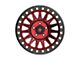 Fittipaldi Offroad FB152 Metallic Red with Red Tint 6-Lug Wheel; 17x9; -38mm Offset (16-23 Tacoma)
