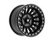 Fittipaldi Offroad FB152 Satin Black 6-Lug Wheel; 17x9; -38mm Offset (10-24 4Runner)