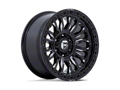Fuel Wheels Rincon Gloss Black Milled 6-Lug Wheel; 17x9; 1mm Offset (2024 Tacoma)