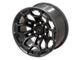 Defiant Wheels DF03 Satin Black and Dark Satin Charcoal 6-Lug Wheel; 18x9; -12mm Offset (10-24 4Runner)