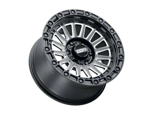 Metal FX Offroad Rogue Satin Black Contrast Cut 6-Lug Wheel; 20x9; -6mm Offset (10-24 4Runner)
