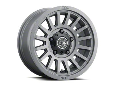 ICON Alloys Recon SLX Charcoal 6-Lug Wheel; 17x8.5; 25mm Offset (21-24 Bronco, Excluding Raptor)