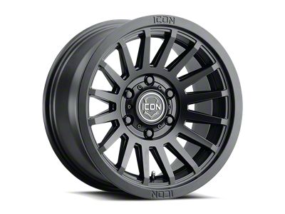 ICON Alloys Recon SLX Satin Black 6-Lug Wheel; 17x8.5; 0mm Offset (21-24 Bronco, Excluding Raptor)