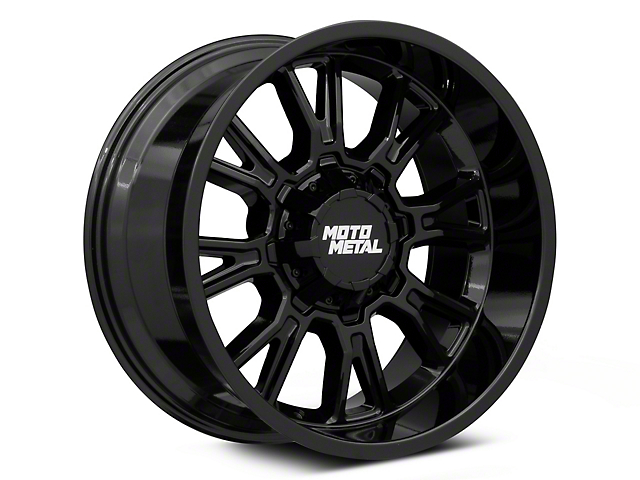 Moto Metal Legacy Gloss Black 6-Lug Wheel; 18x9; 1mm Offset (22-23 Tundra)