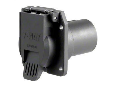 Replacement OE 7-Way RV Blade Socket; Plug-In (04-24 Titan)
