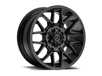 Gear Off-Road 768 Gloss Black 6-Lug Wheel; 20x9; 0mm Offset (16-24 Titan XD)