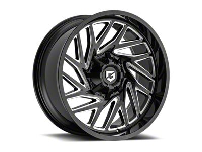 Gear Off-Road 769 Gloss Black Milled 6-Lug Wheel; 18x9; 18mm Offset (2024 Tacoma)