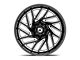 Gear Off-Road 769 Gloss Black Milled 6-Lug Wheel; 18x9; 18mm Offset (10-24 4Runner)