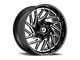 Gear Off-Road 769 Gloss Black Milled 6-Lug Wheel; 20x9; 18mm Offset (10-24 4Runner)