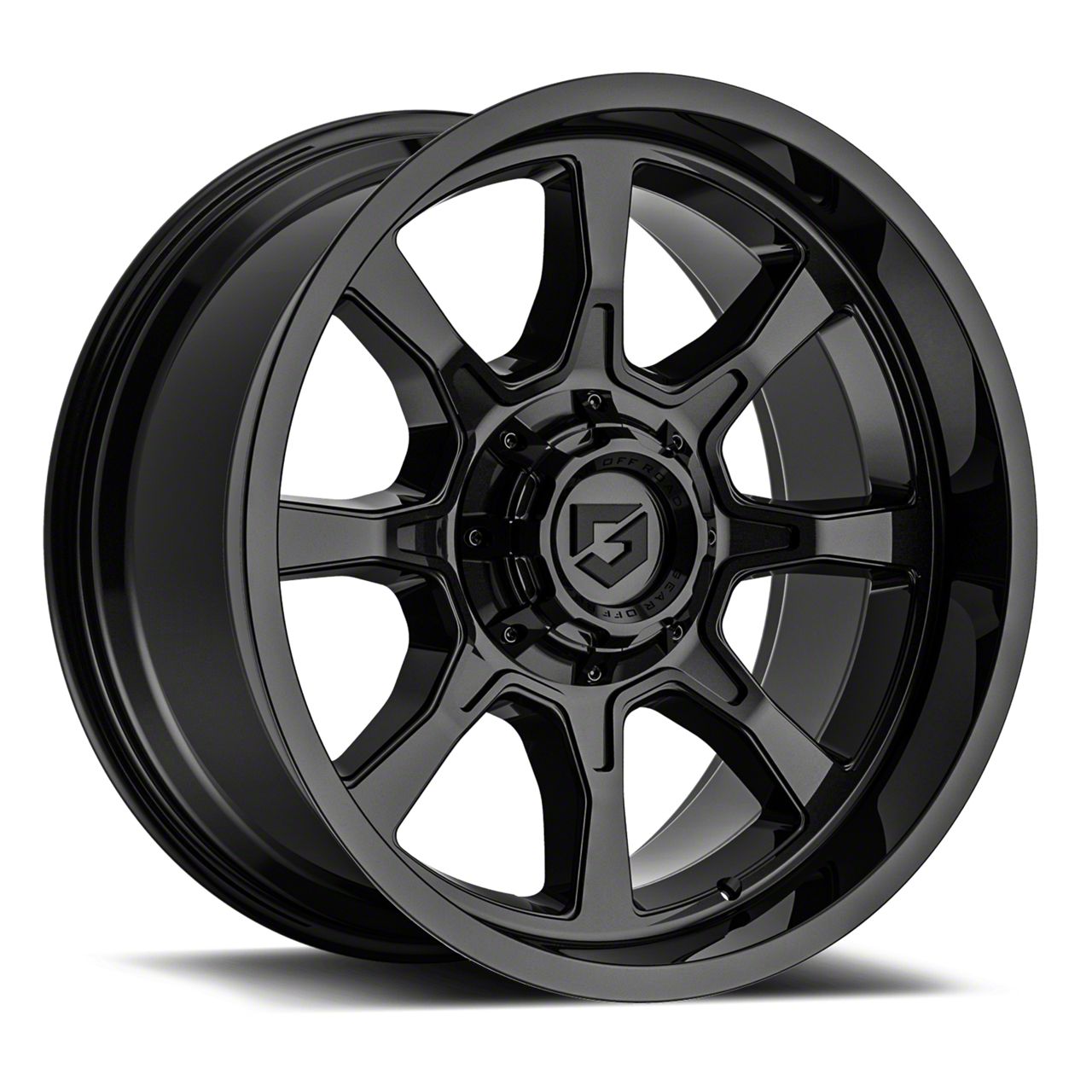 Gear Off-Road Tundra 772 Gloss Black 6-Lug Wheel; 20x9; 18mm Offset ...