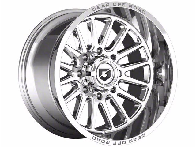 Gear Off-Road Leverage Chrome 6-Lug Wheel; 20x9; 18mm Offset (16-23 Tacoma)