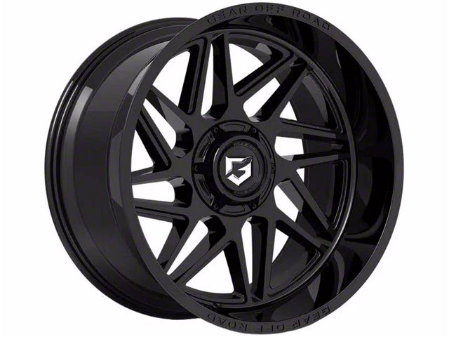Gear Off-Road Ratio Gloss Black 6-Lug Wheel; 18x9; 18mm Offset (16-23 Tacoma)