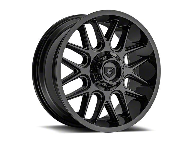 Gear Off-Road 771 Gloss Black 6-Lug Wheel; 17x9; 0mm Offset (21-24 Bronco, Excluding Raptor)