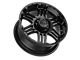 Gear Off-Road Double Pump Gloss Black 6-Lug Wheel; 18x9; 10mm Offset (16-23 Tacoma)