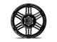 Gear Off-Road Double Pump Gloss Black 6-Lug Wheel; 17x9; 10mm Offset (21-24 Bronco, Excluding Raptor)